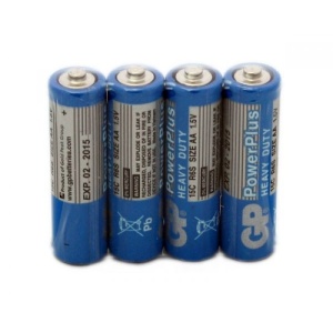 Элемент питания (батарейки) солевые "GP" Powerplus 15G AA 4шт в пленке /003/