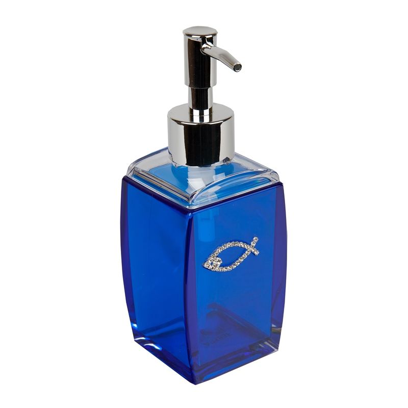 Дозатор для мыла "BETTER PLASTIC"серия BLUE CRISTAL /А9183F/