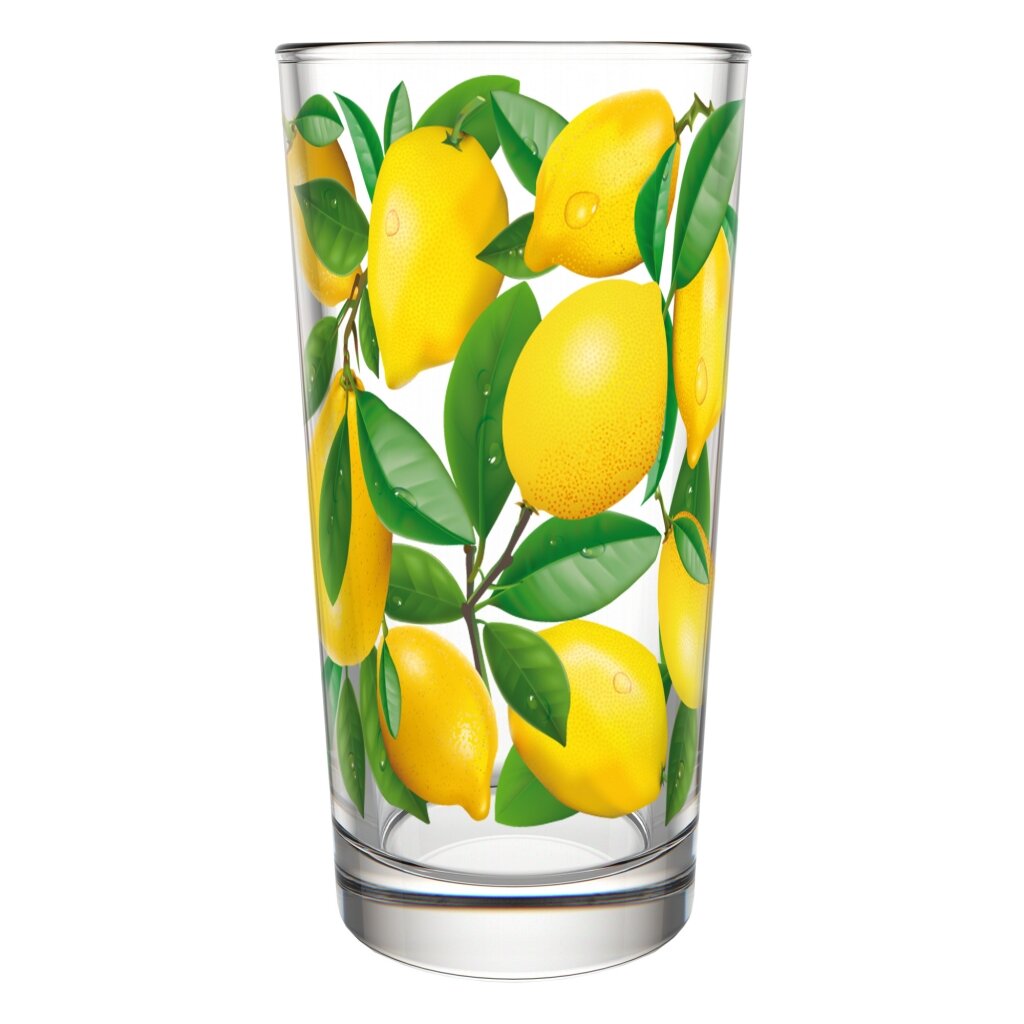Набор стаканов стекл. Лимоны 230мл 6шт 146-Д 