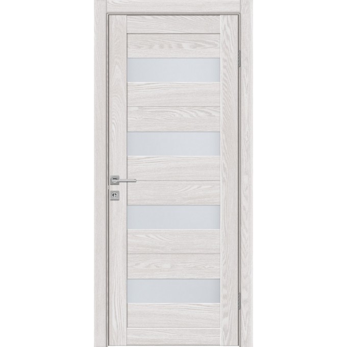 Дверь ДО "Luxury" 571 Лиственница белая М8 700х2000 (Сатинато), Биошпон 