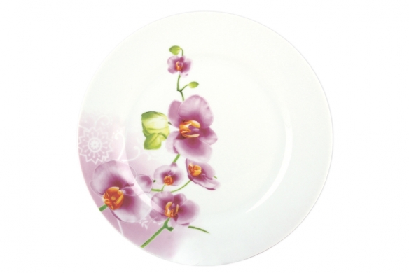 Тарелка керам. Орхидея обеденная 23см ov1203-2
