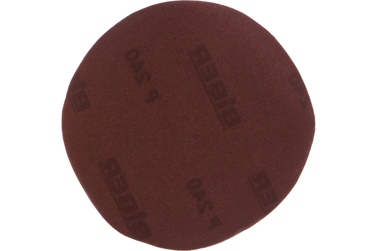 Круг шлифовальный липучка сплошной 125мм Р240 5шт.Бибер 70668