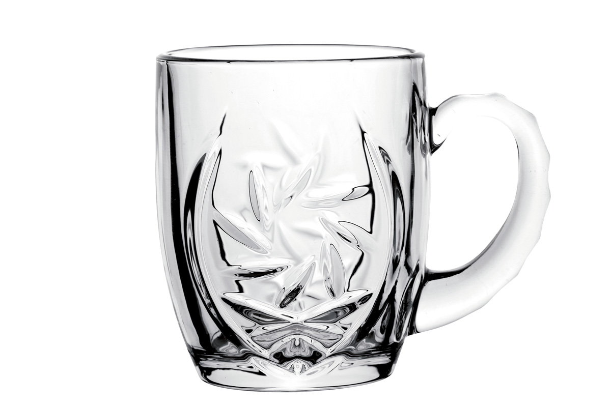 Кружка стекл. Солнце 340мл YJZB-2409