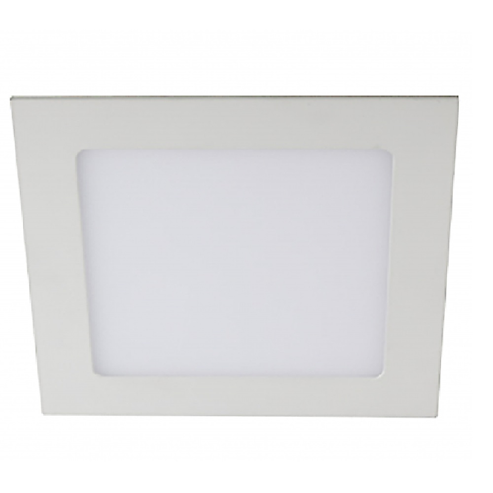 Светильник св/д даунлайт ЭРА LED 2-12 квадрат. встраиваем. 12Вт 6500К (LED 2-12-6K) (273)