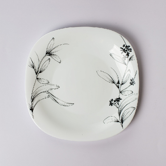 Тарелка стеклокерам. VANIA квадрат.19см PO-210-816 116909