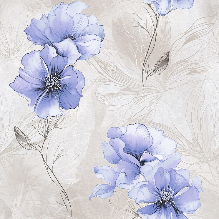 Обои бумажные симплекс Фокс Мелисса 0,53х10м 12936