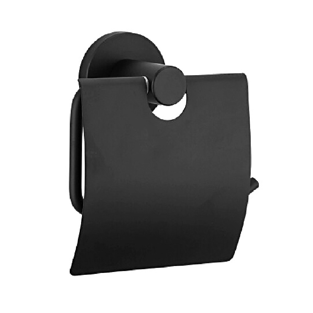 Держатель для туалетной бумаги LEDEME цвет: черный  арт.L71703B  