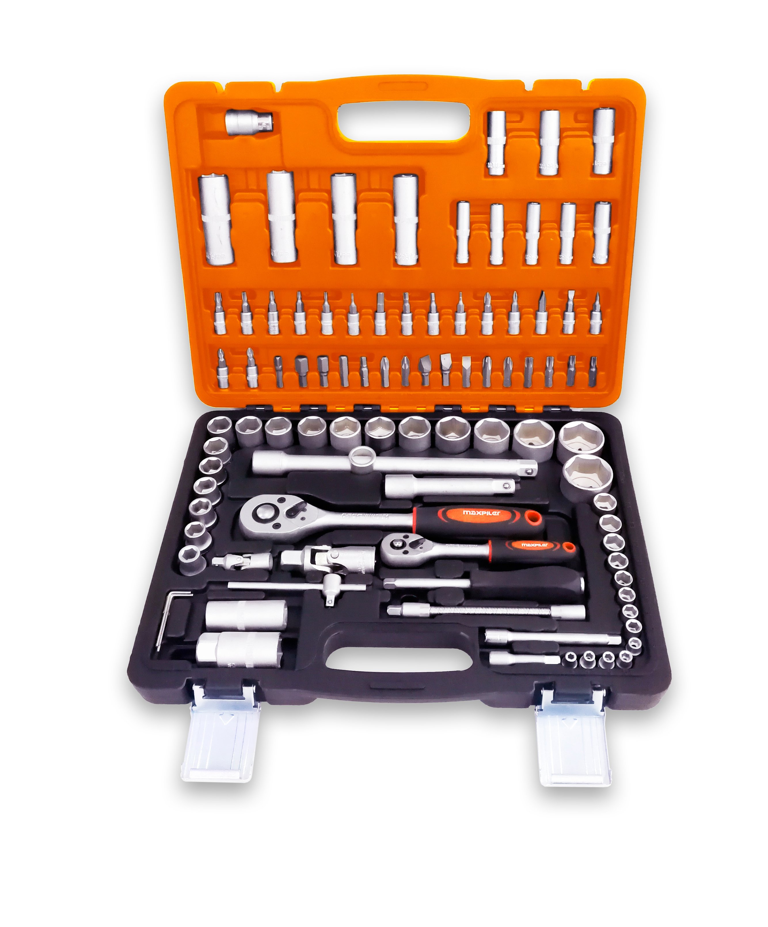 Набор инструментов P.I.T MXT-94-SET 94 предмета 1/4"  CrV в кейсе