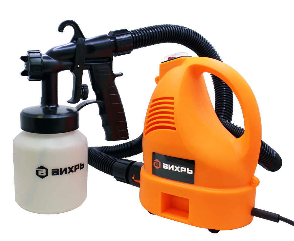 Краскопульт электрический 700Вт, 1,0л/мин Вихрь ЭКП-700В - 72/17/1 - купить в АПлайн