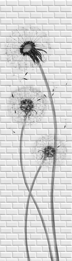 Панель ПВХ Бланш одуванчик фотопечать 0,25х2,7м (3шт)