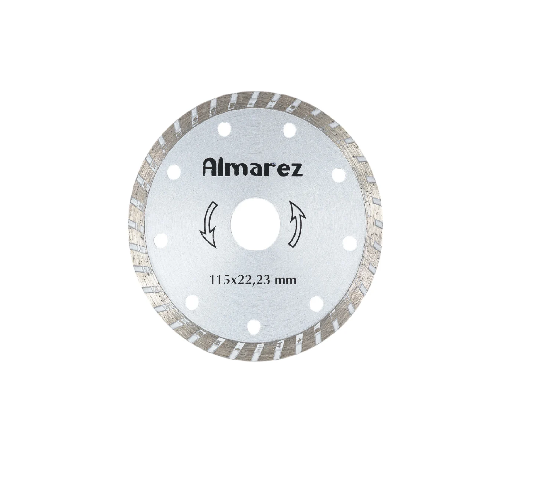 Диск алмазный отрезной 115х22,2мм турбо Almarez 301115