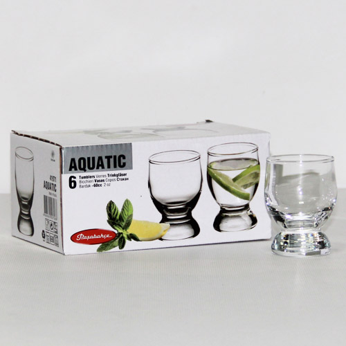 Набор стопок стекл. Акватик 6шт 60мл /41971в/