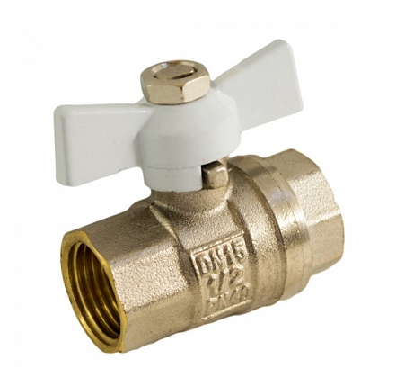 Кран шаровой STI бабочка 1/2 (d15) вн/вн (г/г) /808/