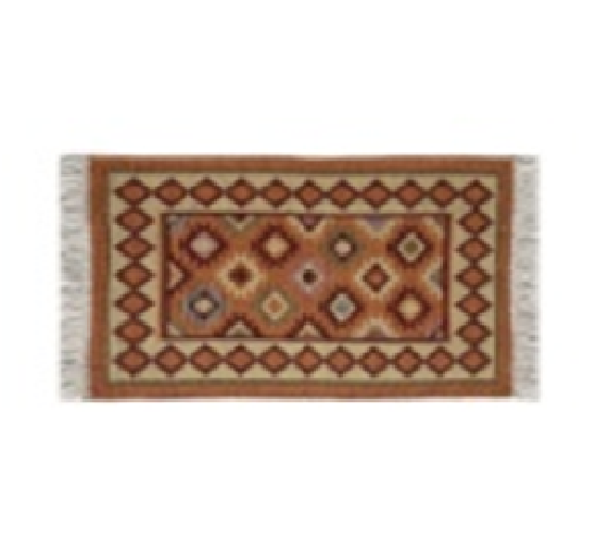 Коврик хлопковый Kilim Usak 60х90см крем/беж. UK1479
