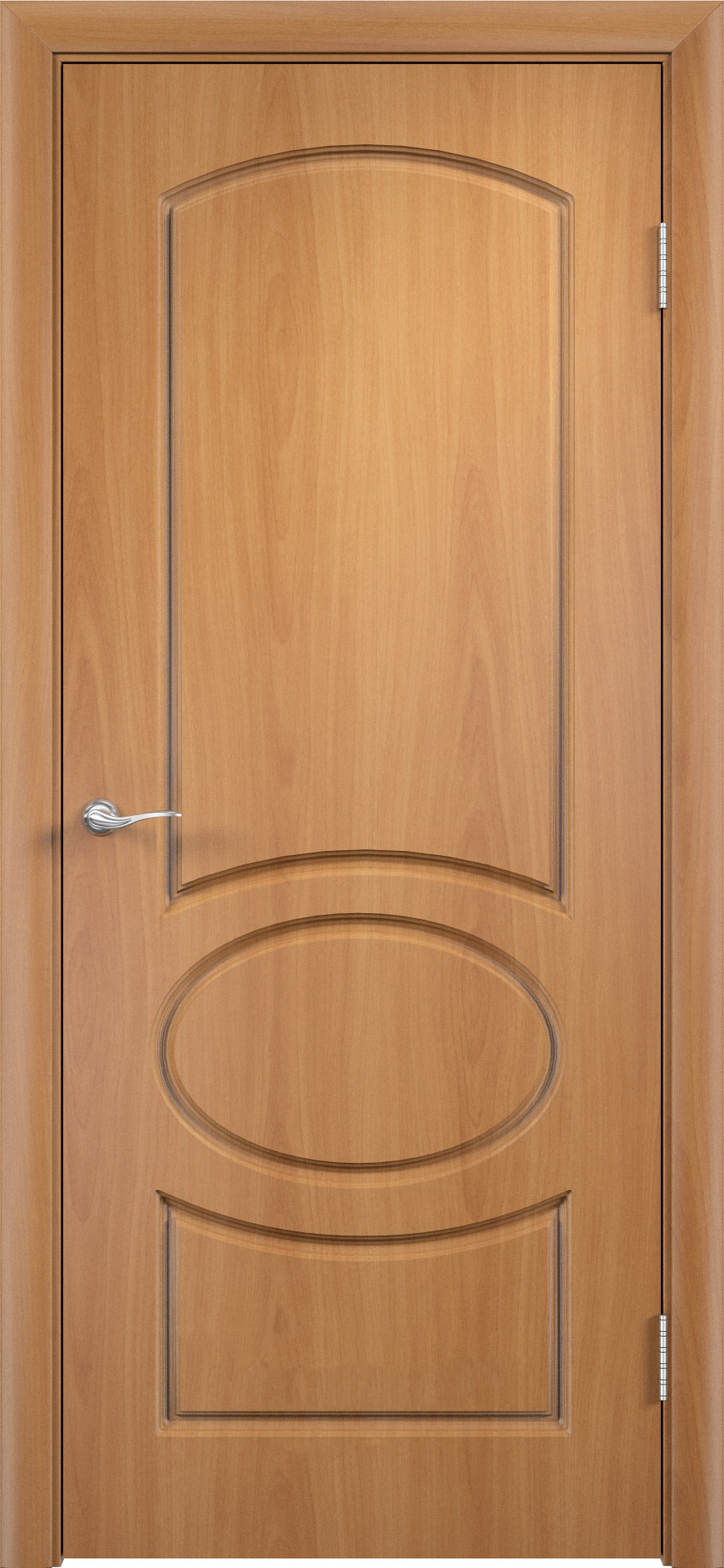 Дверь Лидия миланский орех 800х2000 ПВХ 
