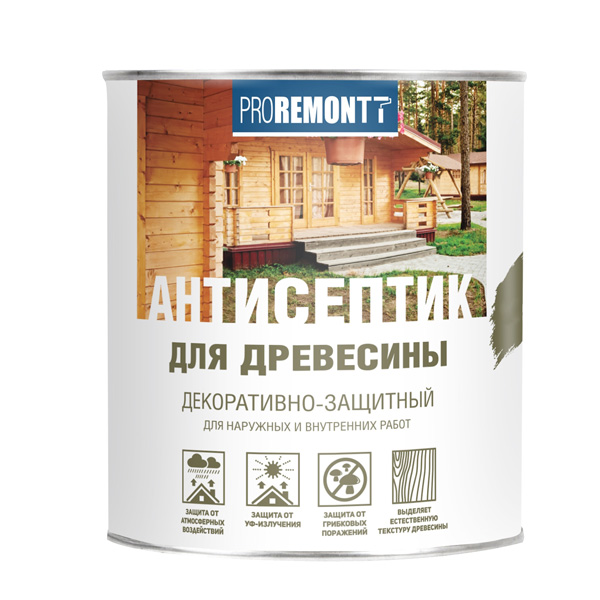 Антисептик PROREMONTT деревозащитное средство орегон 0,8л, л-с