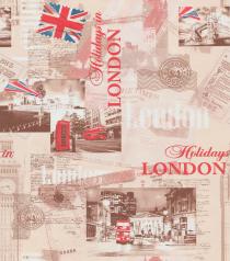 Обои бумажные дуплекс МОФ Лондон 0,53х10м 221202-1