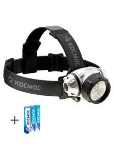 ФОНАРЬ НАЛОБНЫЙ КОСМОС/SUPER MAX СВЕТОДИОД. H19LED  /862/