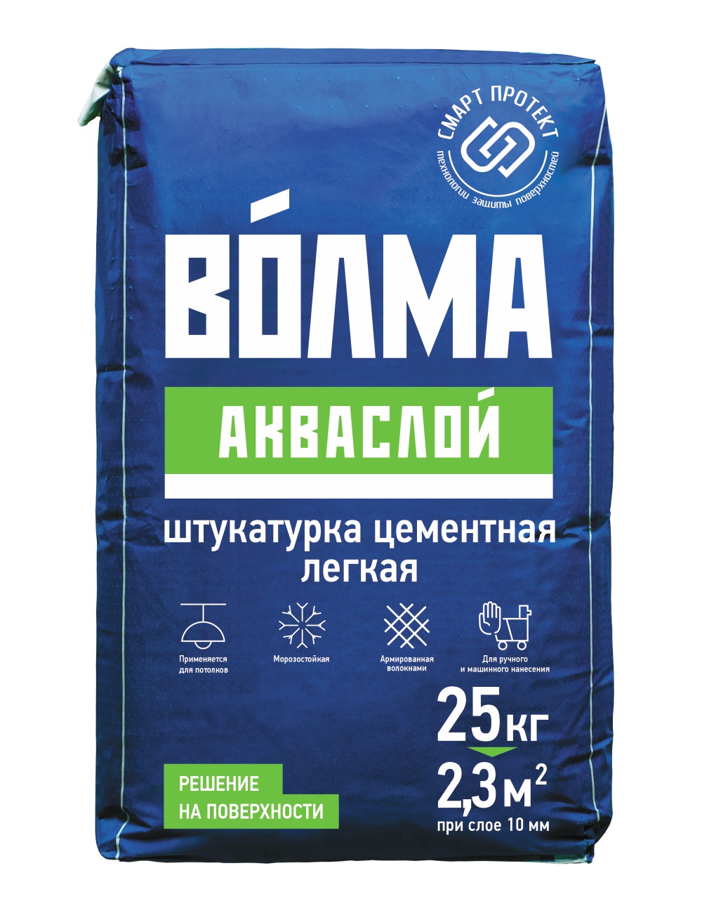 Штукатурка "Волма" Акваслой цементная легкая 25кг30001664- купить в АПлайн