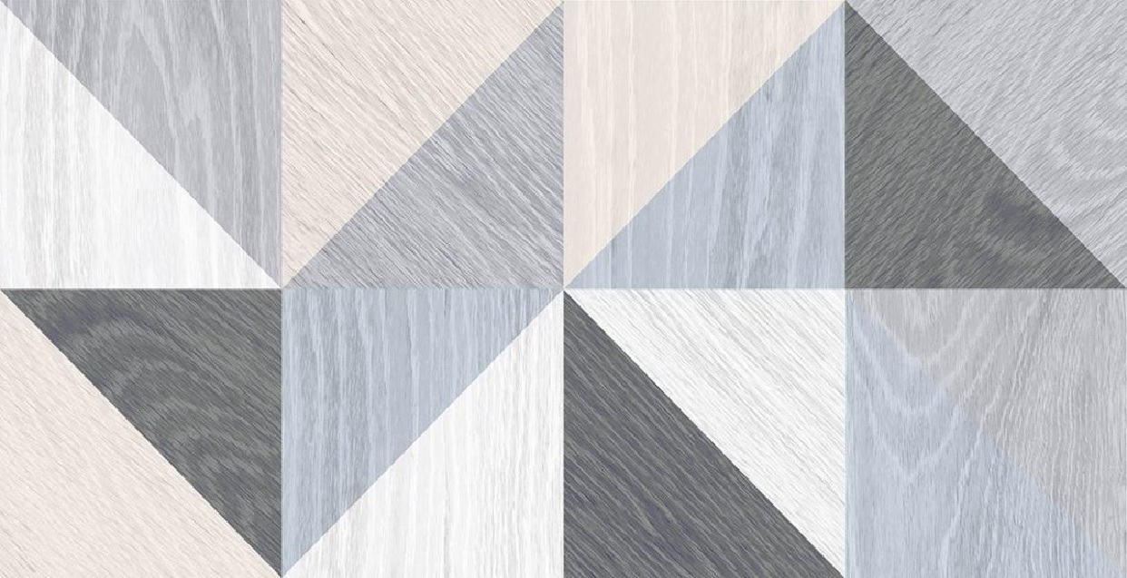 Плитка облицовочная Village Микс Голубой 34008 25х50см - 34008 - купить в АПлайн