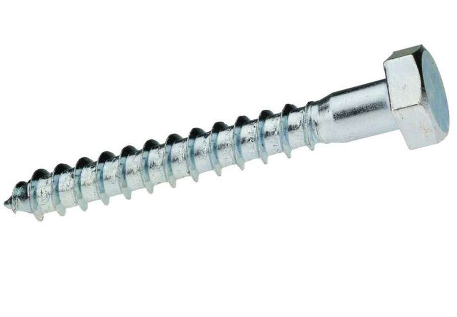 Шуруп "Глухарь" DIN 571 (болт сантехнический) 8х120 пакет (10шт)- купить в АПлайн