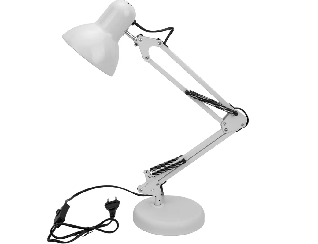 Светильник настольный 60Вт Е27 610x155мм белый СНО 15Б IN HOME 4690612012896