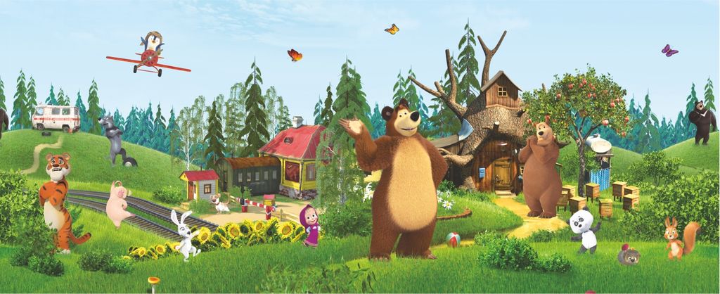 Бордюр бумажный декоративный детский Симфония Солнечный день 13,5см