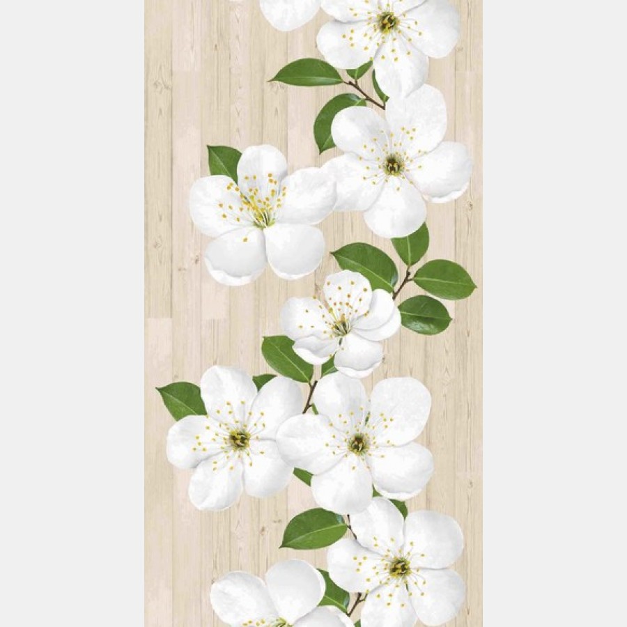Панель ПВХ Цветы яблони (дикая вишня) декор 0,25х2,7м 644