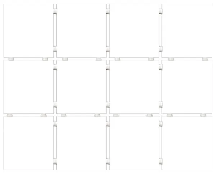 Плитка облицовочная Конфетти белый глянцевый 1146H 29,8х39,8см