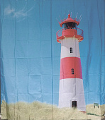 ШТОРА ДЛЯ ВАННОЙ 180Х200СМ "ПОЛНЫЙ ШТИЛЬ" ТКАНЕВАЯ  MZ-117