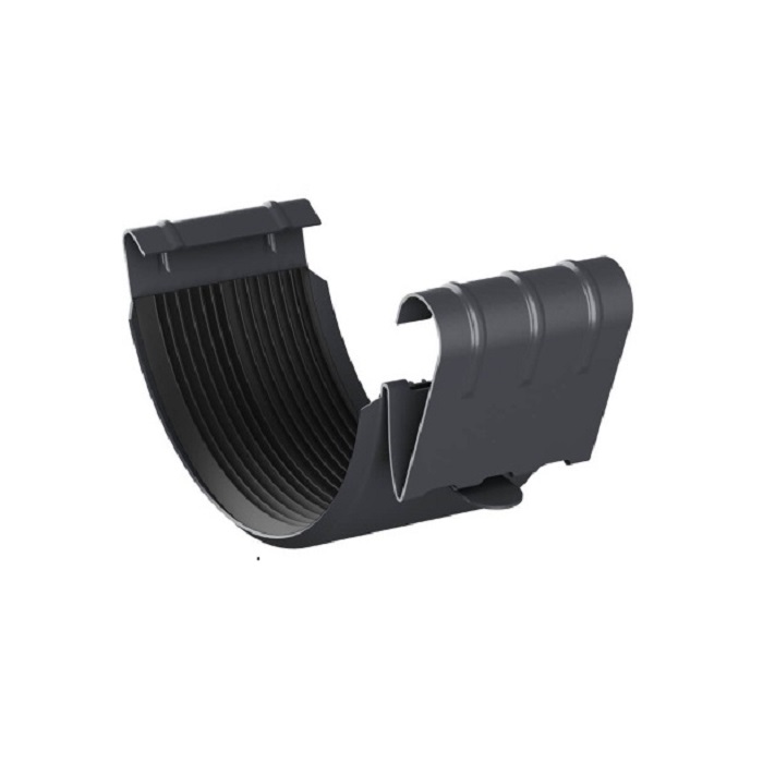 Соединитель желоба D125мм RAL7024 серый -  - купить в АПлайн