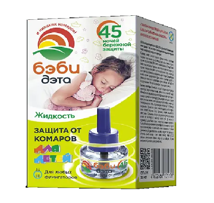 Жидкость от комаров БЭБИ ДЭТА детская 30мл 1206