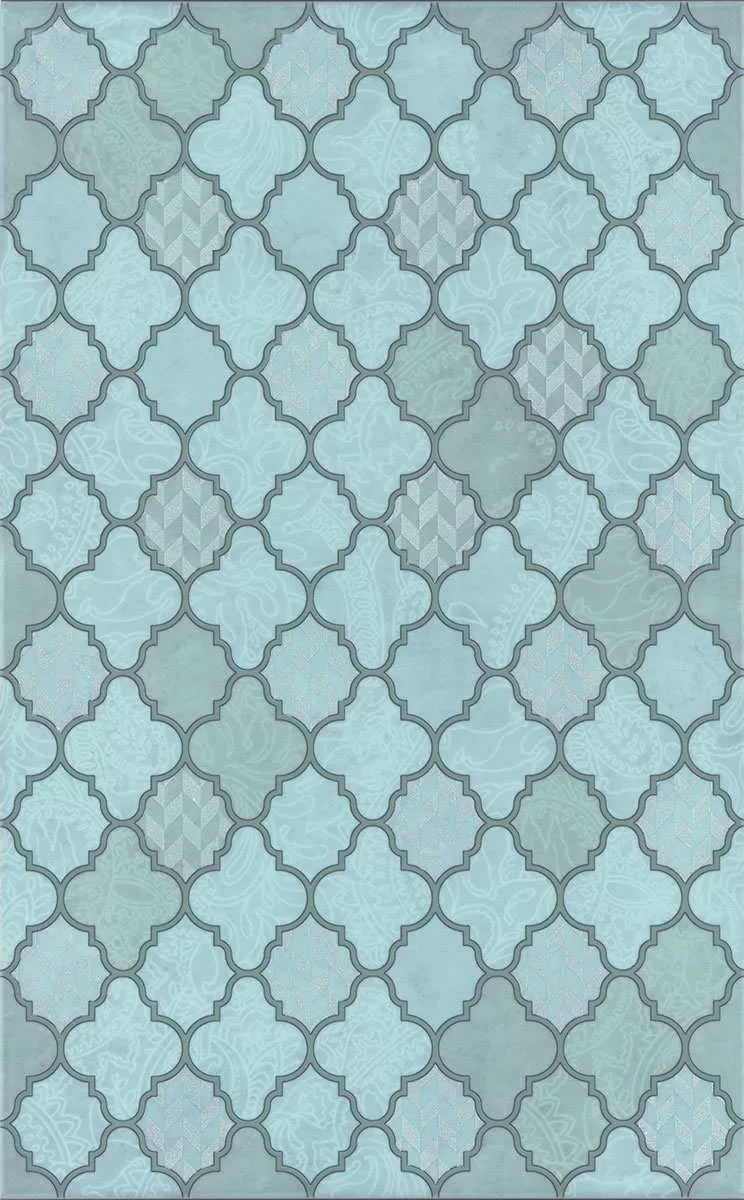 Декор Фоскари бирюзовый глянцевый OP\A22\6328 25x40см