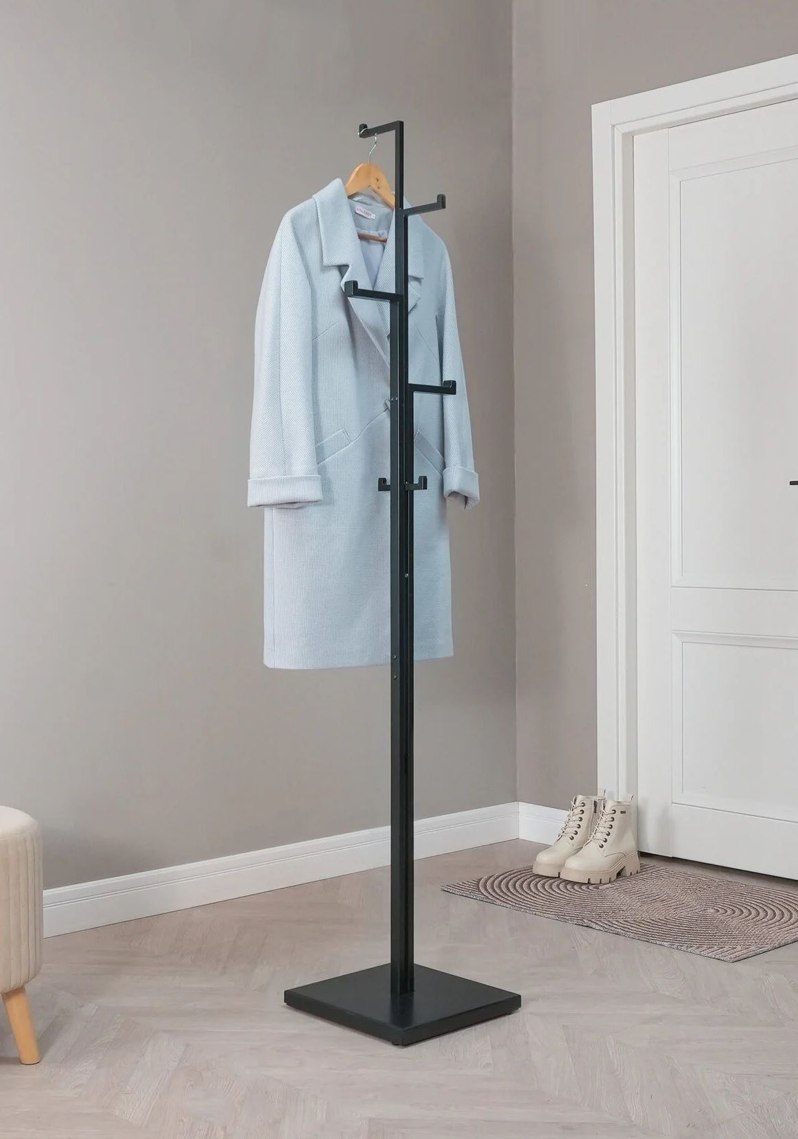 Вешалка напольная металл. Торонто 1 черная ВНПТ1 ЧВНПТ1 Ч- купить в АПлайн