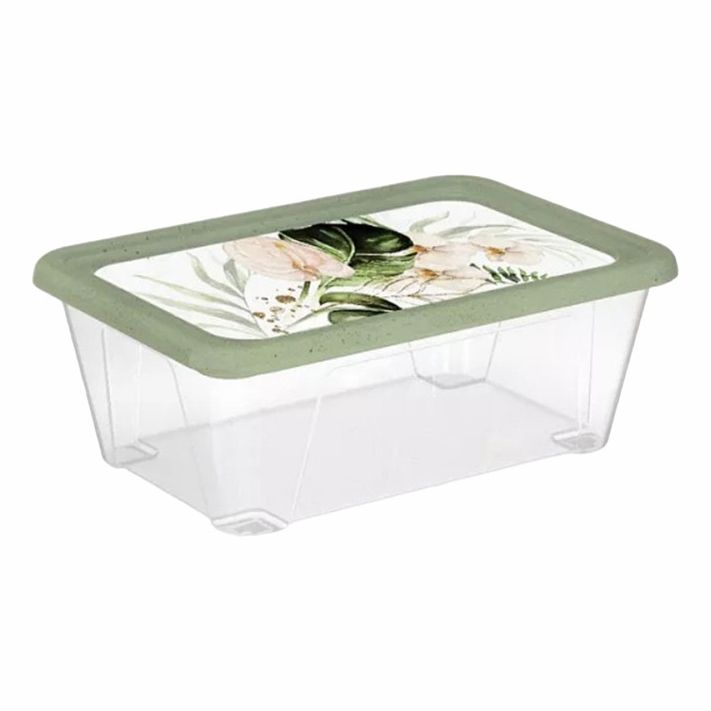 Контейнер для продуктов пласт. FLORIANA 1,65л прямоугольный 4377394