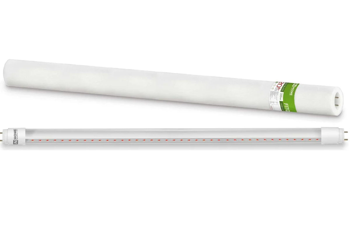 Лампа светодиод. T8 G13 для растений "INHOME" 20W 1200x26 /778