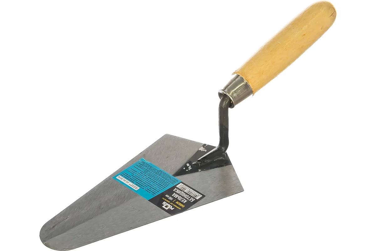 Кельма бетонщика 180мм деревянная ручка MOS 04882М - 04882М - купить в АПлайн