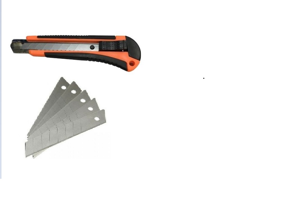 Нож усиленный сегментное лезвие 18мм +10 лезвий Jober профи 311004