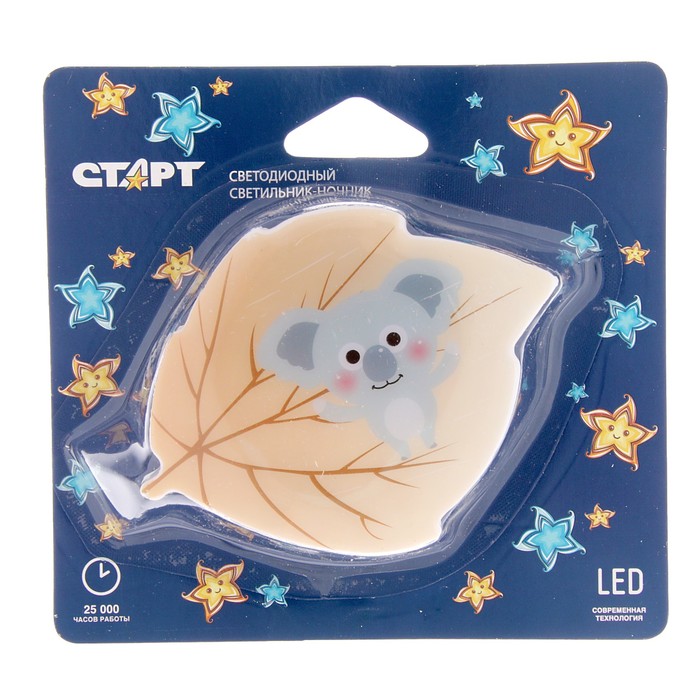 СВЕТИЛЬНИК-НОЧНИК СТАРТ NL 1LED КОАЛА /481/