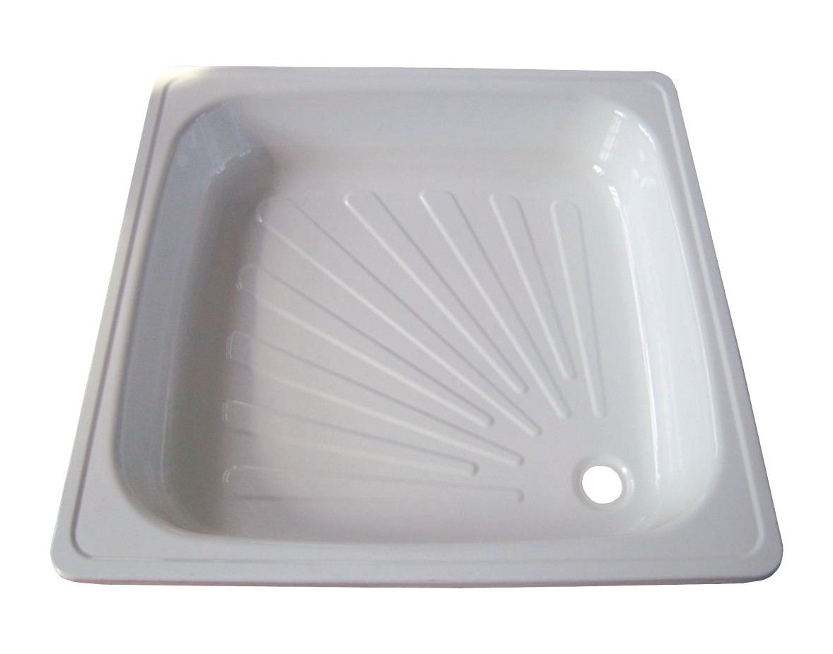 Поддон стальной белый эмалированный квадрат 800х800х150 арт. APS-80101 (г. Екатеринбург)арт.033636