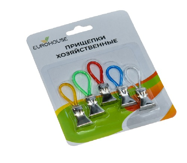 Прищепки с петлей хозяйственные 5шт 8465 