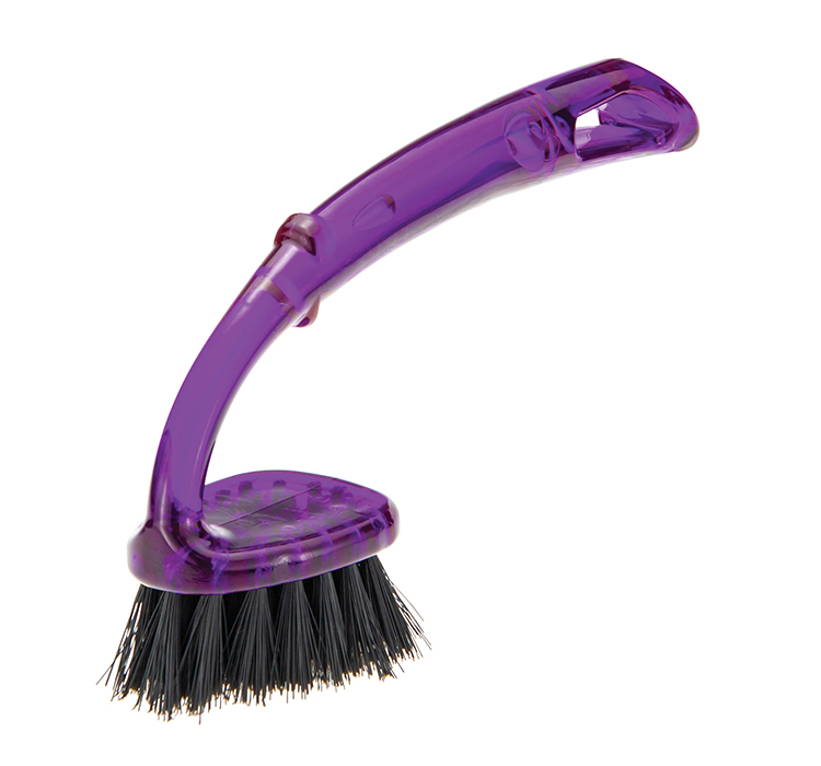 Щетка для посуды пласт. глянец микс М 5203