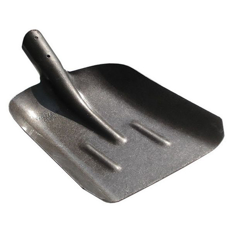 ЛОПАТА СОВКОВАЯ С РЕБРАМИ ЖЕСТКОСТИ  ИЗ РЕЛЬСОВОЙ СТАЛИ (ТОЛЩИНА МЕТАЛЛА 1,8ММ,  235 Х 375ММ) Б/Ч