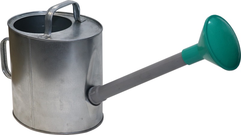 Лейка оцинкованная 8л эллипсная с пласт. рассеивателем 120041