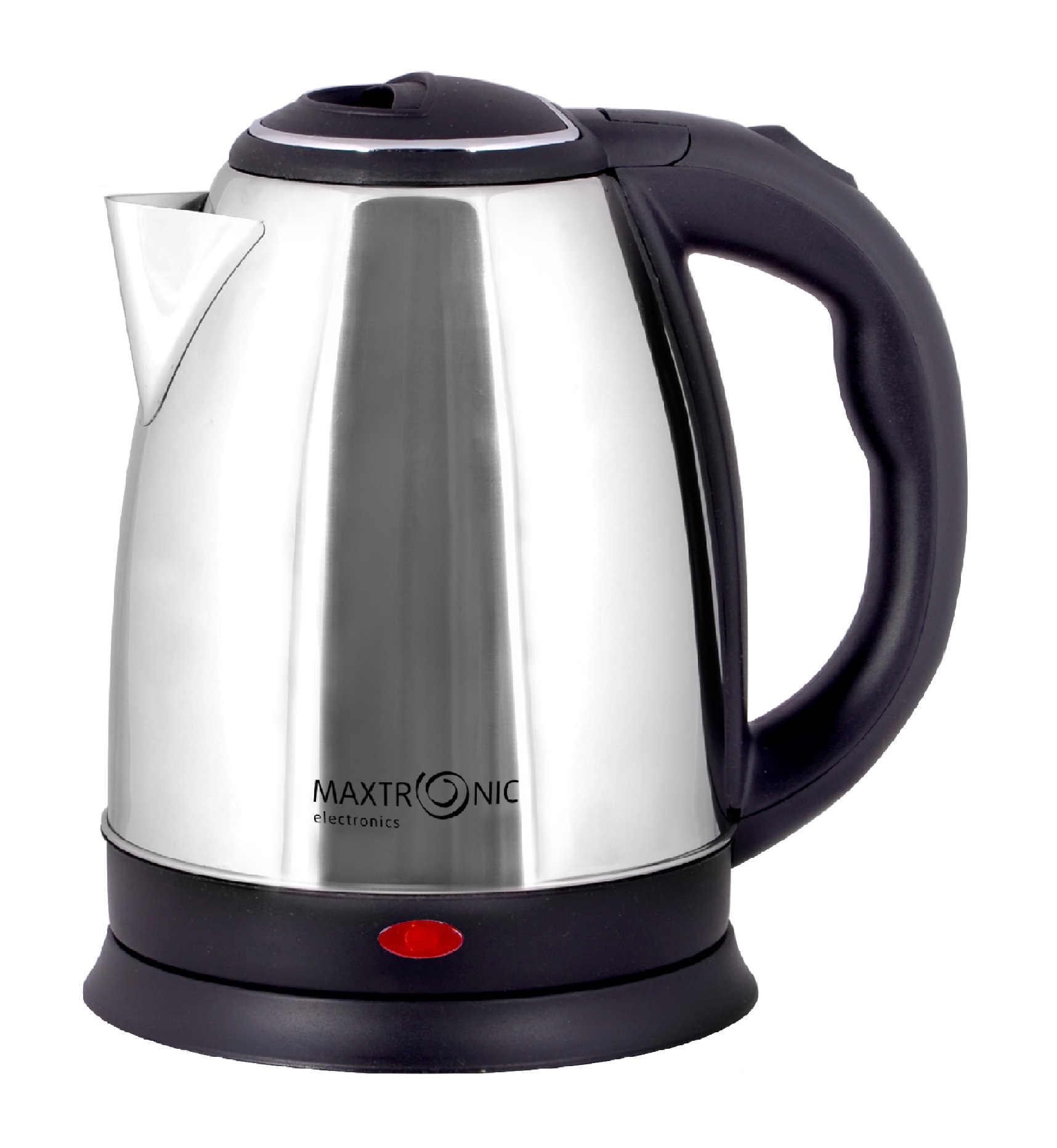 Чайник электрический MAXTRONIC 1,8л стальной корпус черный MAX-305  