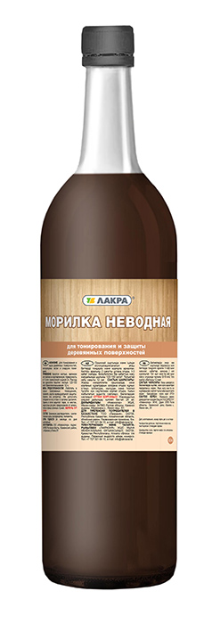 Морилка неводная Лакра орех 0,5лЛк-00001483- купить в АПлайн