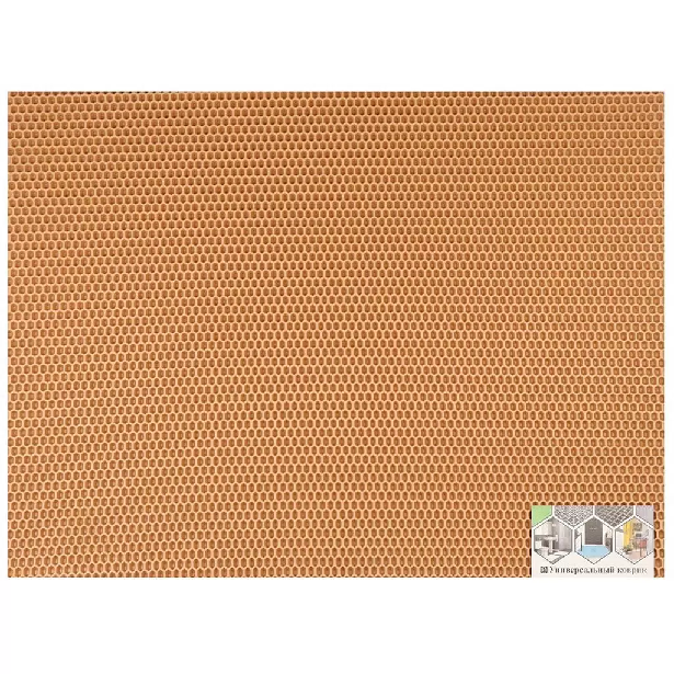 Коврик универсальный EVA соты 60х80см прямоуг.песочный УК060080 479612УК060080 479612- купить в АПлайн