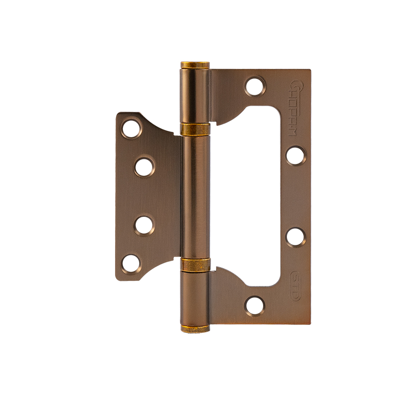 Петля накладная (бабочка) НОРА-М STD 800-4 100х75х2,5мм матовый кофе (2шт)18472- купить в АПлайн