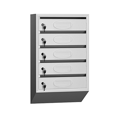 Ящик почтовый 5-ти секционный вертикальный  с замком ЯПВ-5 