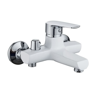 Смеситель для ванны GOTA ROCIO CATALONIA  с коротким белым изливом 172мм 094763-1